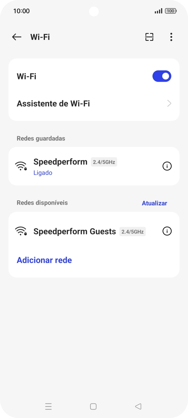Prima a tecla de início para terminar e voltar ao ecrã inicial.