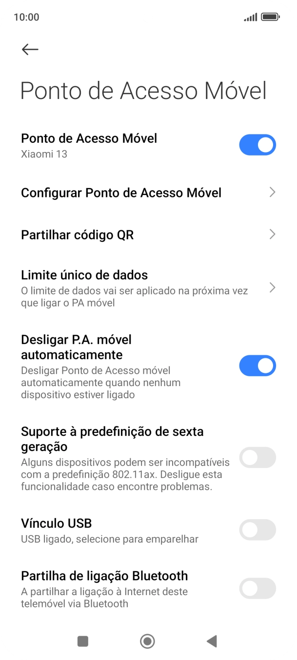 Prima a tecla de início para terminar e voltar ao ecrã inicial.