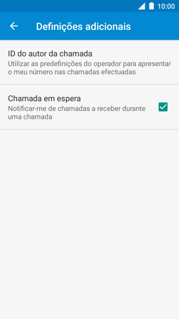 Prima ID do autor da chamada.