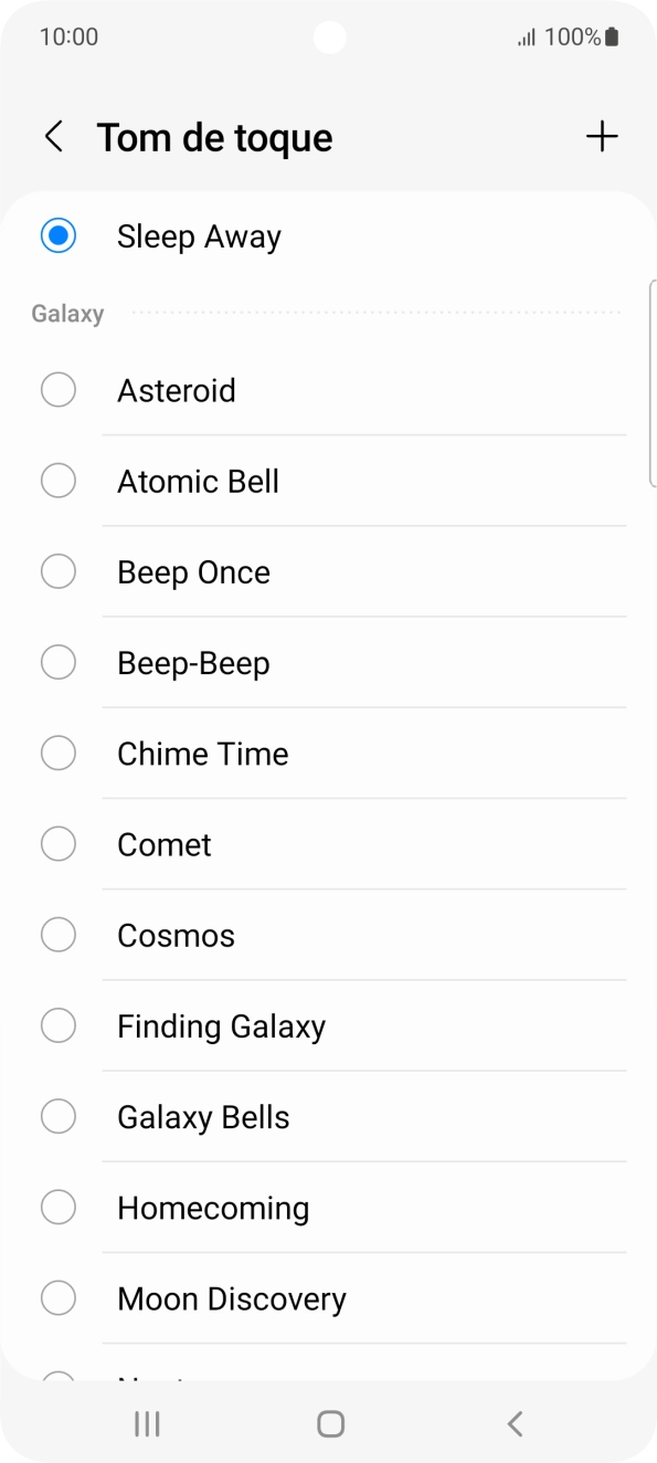 Prima a tecla de início para terminar e voltar ao ecrã inicial.