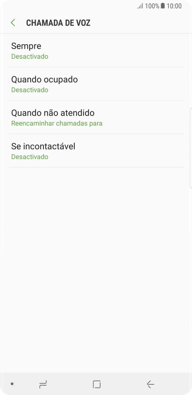 Prima a tecla de início para terminar e voltar ao ecrã inicial.