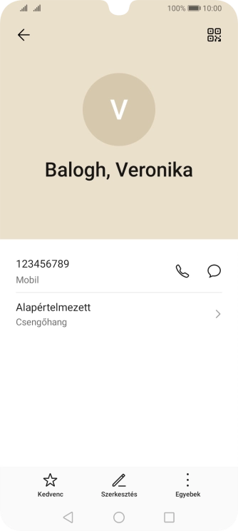 A befejezéshez, és ahhoz, hogy visszatérhess a főképernyőhöz, nyomd meg a főgombot.