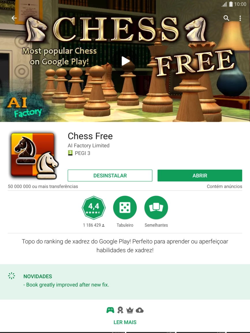 Prima a tecla de início para terminar e voltar ao ecrã inicial.