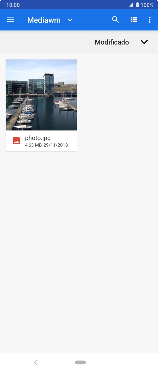 Prima a imagem pretendida.