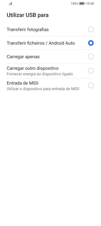 Prima Transferir ficheiros /Android Auto.