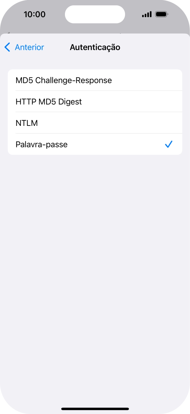 Prima Palavra-passe.