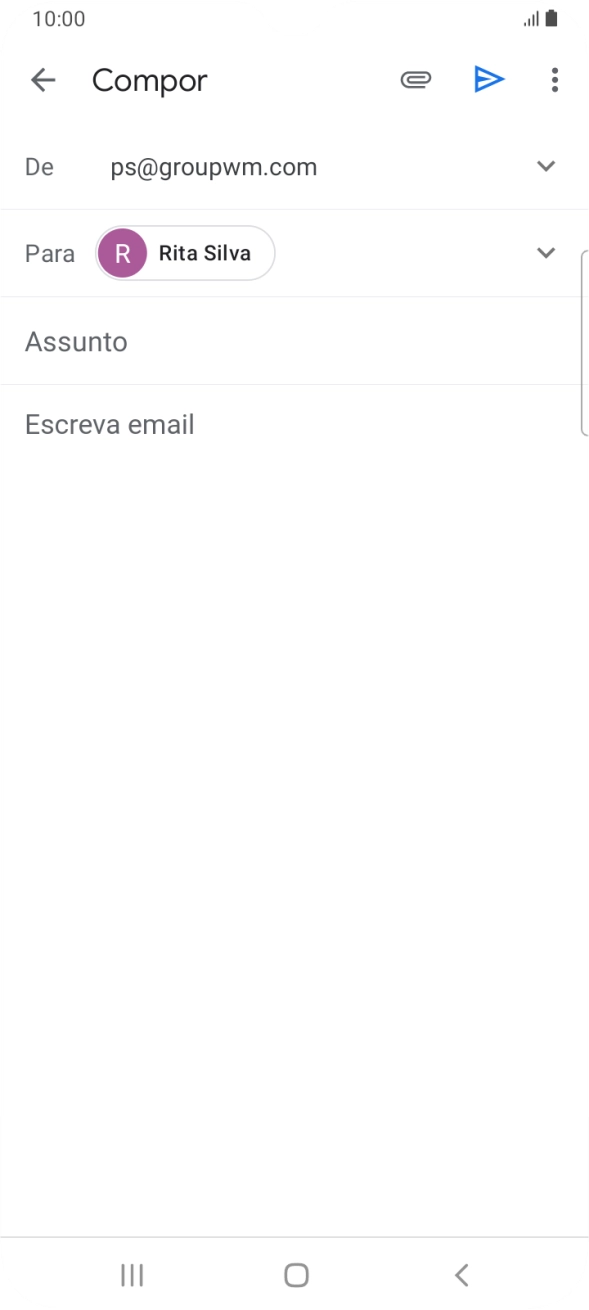 Prima Assunto e introduza o assunto pretendido.