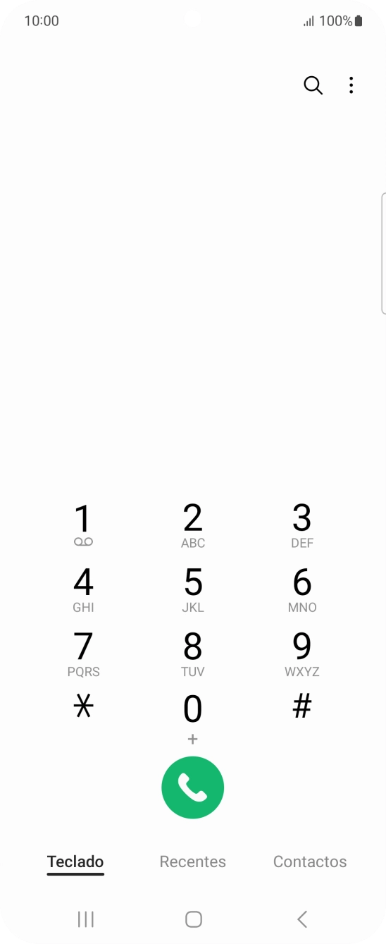 Prima o ícone de menu.