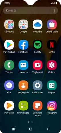Válaszd a Névjegyzék lehetőséget.