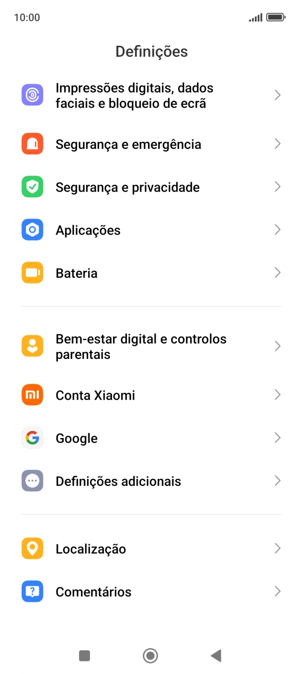 Prima Definições adicionais.