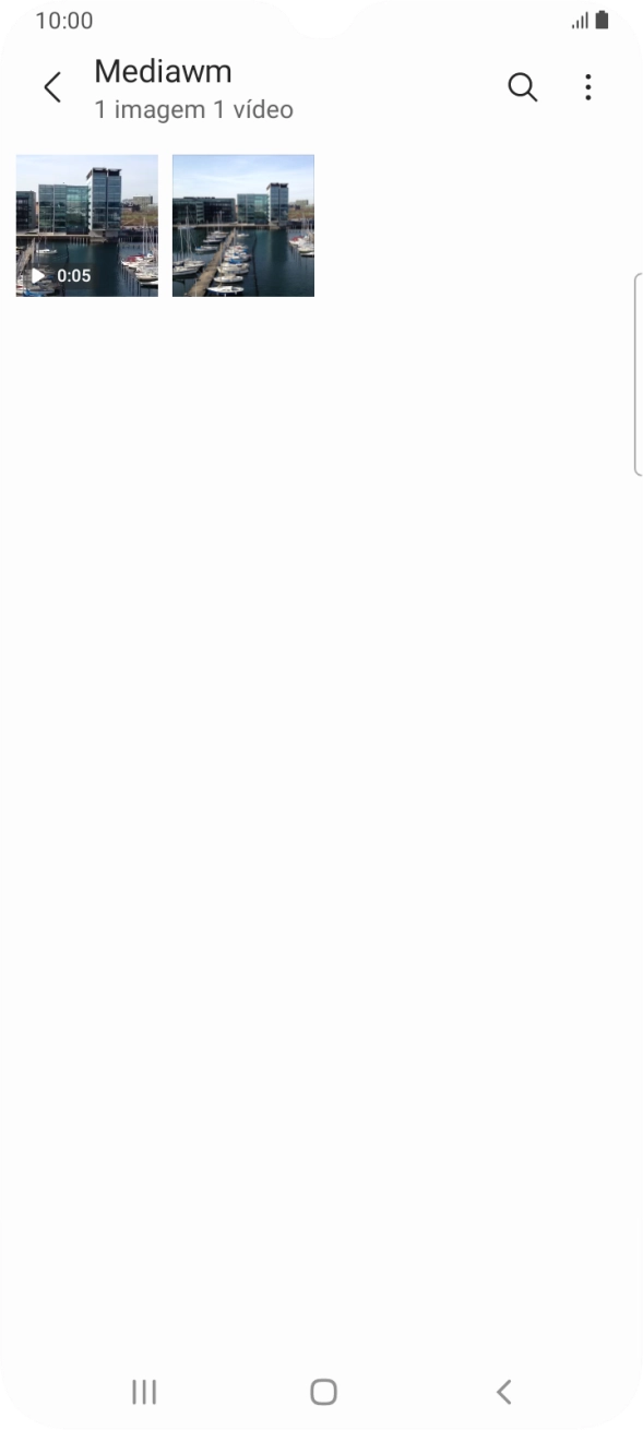 Prima durante um momento uma imagem ou um clipe de vídeo.