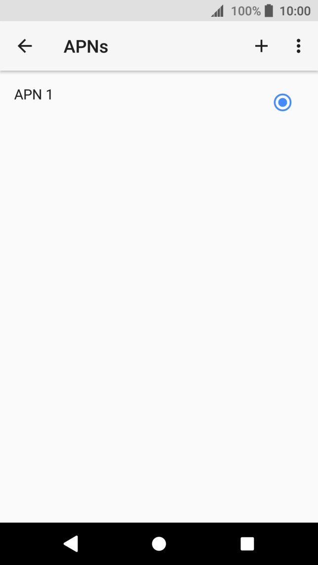 Prima o ícone de nova ligação de dados.