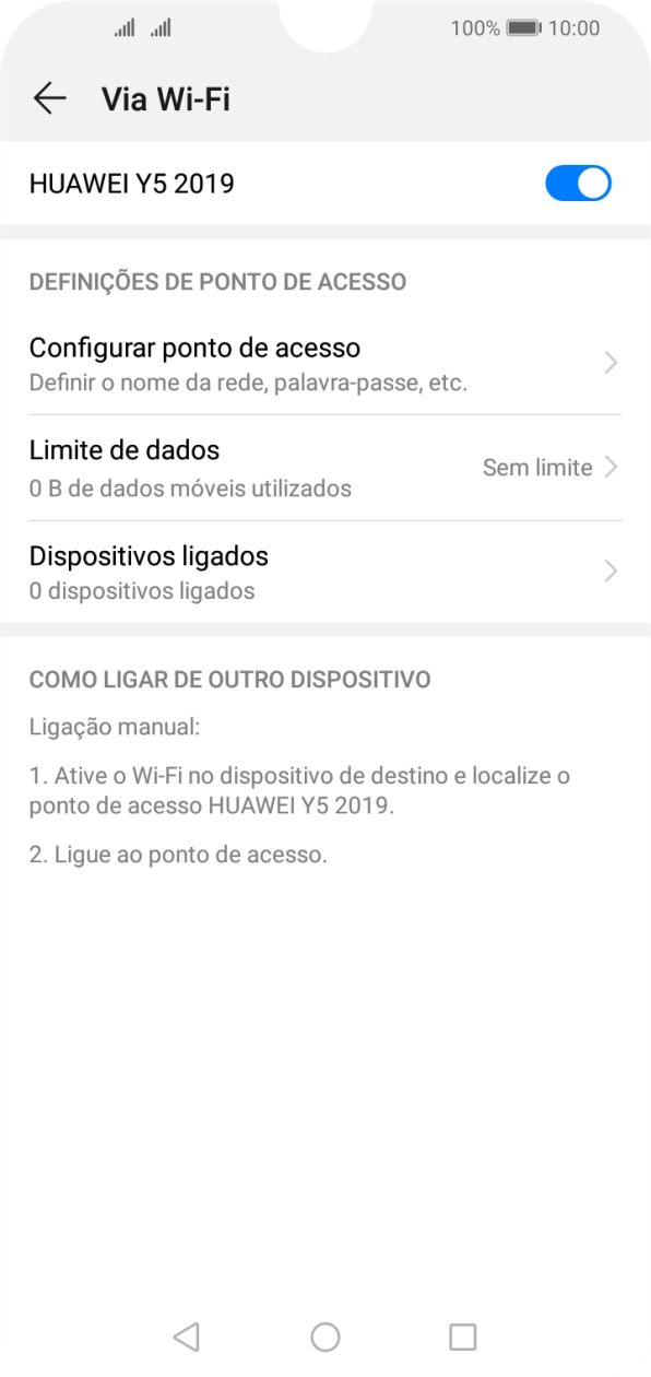 Prima a tecla de início para terminar e voltar ao ecrã inicial.