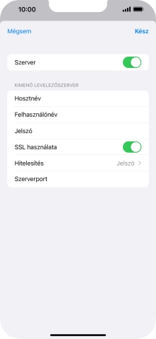 Kattints az „SSL használata” melletti csúszkára a funkció kikapcsolásához.