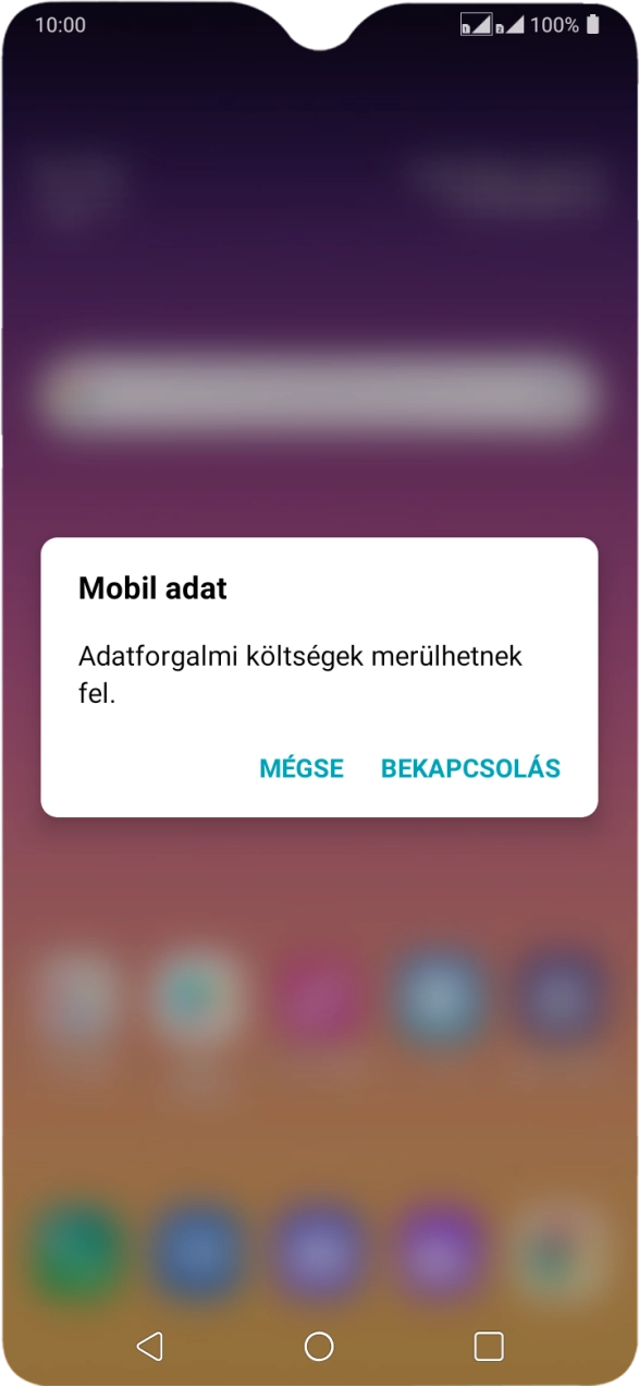 Ha bekapcsolod a funkciót, válaszd a BEKAPCSOLÁS lehetőséget.