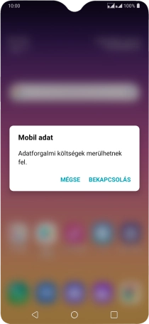Ha bekapcsolod a funkciót, válaszd a BEKAPCSOLÁS lehetőséget.