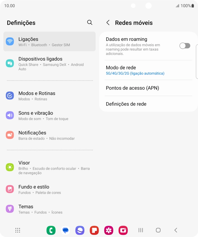 Prima Pontos de acesso (APN).