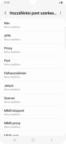 Válaszd a Név lehetőséget.