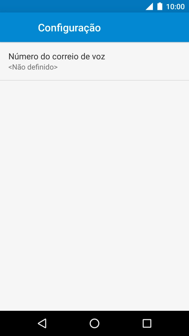 Prima Número do correio de voz.