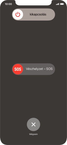 Kattints a kikapcsolás ikonra, és húzd az ikont jobbra.