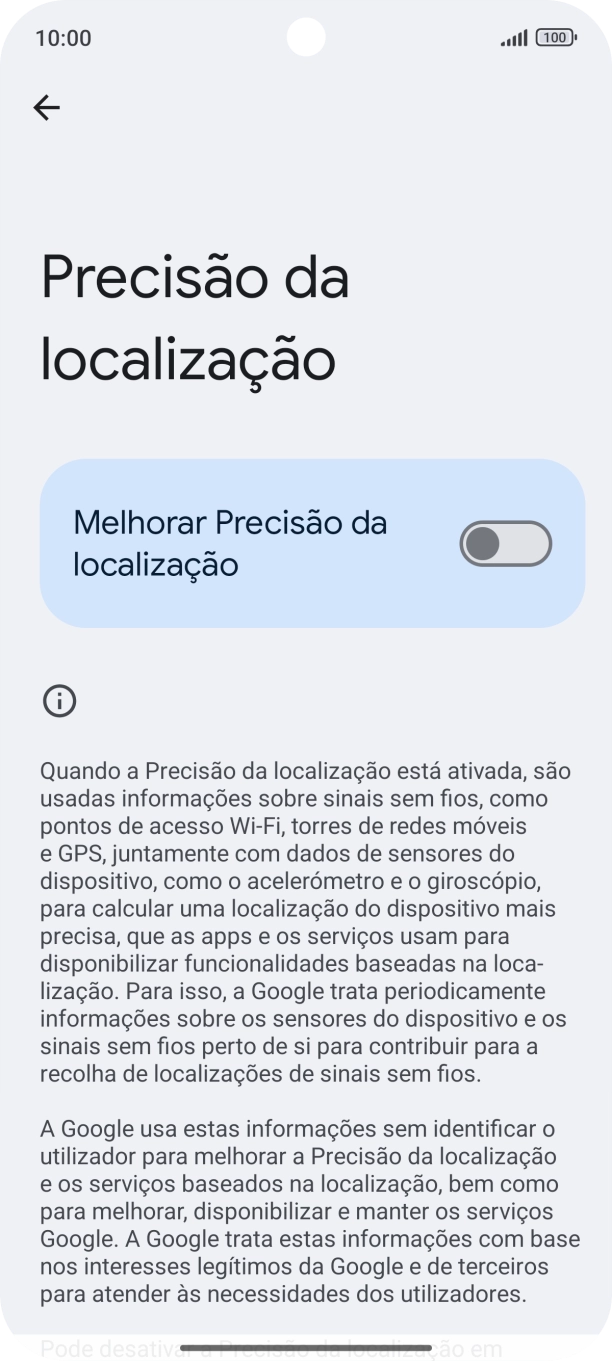 Se premir o indicador junto a 