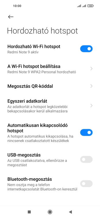 A befejezéshez, és ahhoz, hogy visszatérhess a főképernyőhöz, nyomd meg a főgombot.