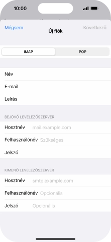 Válaszd a POP lehetőséget.