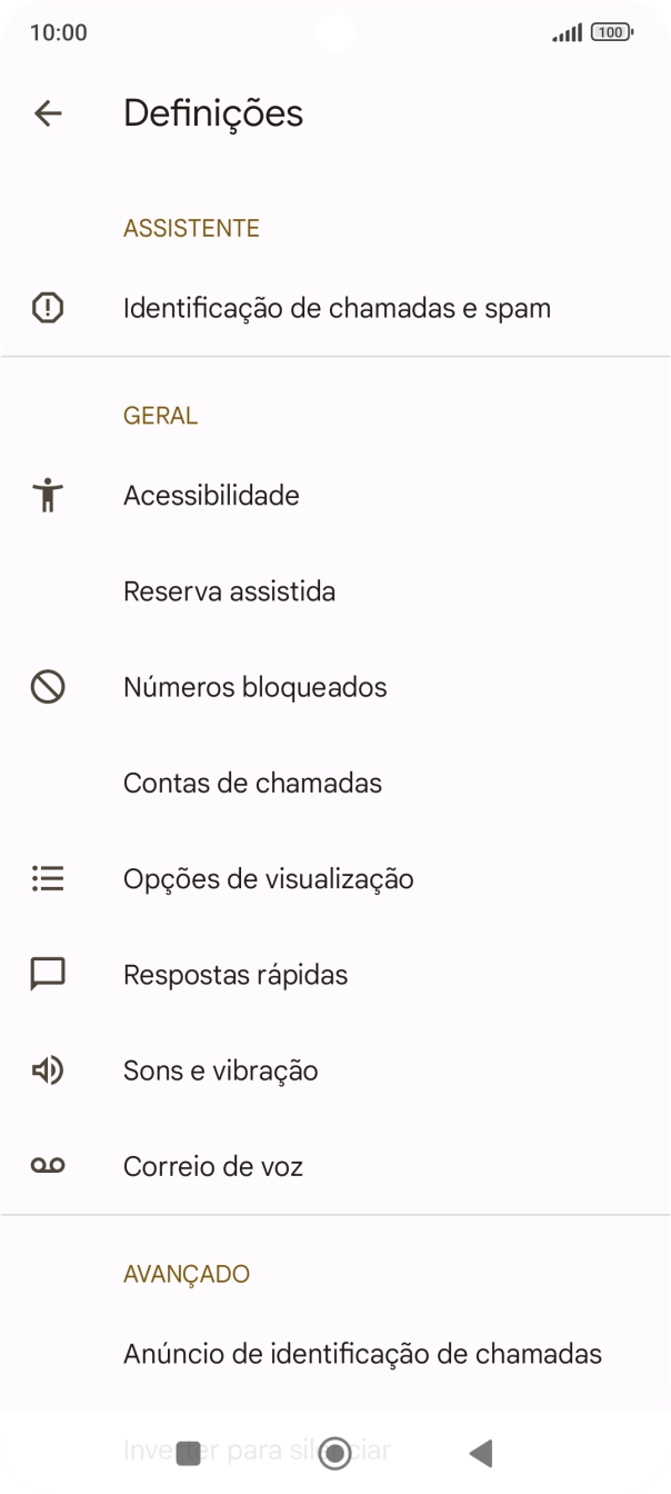 Prima Contas de chamadas.