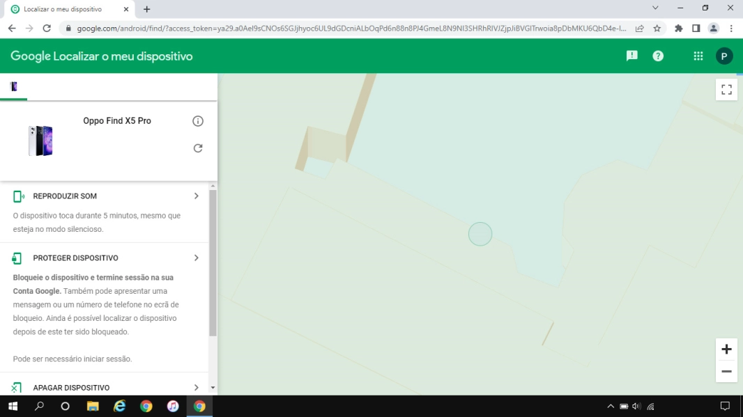 Clique no dispositivo pretendido.