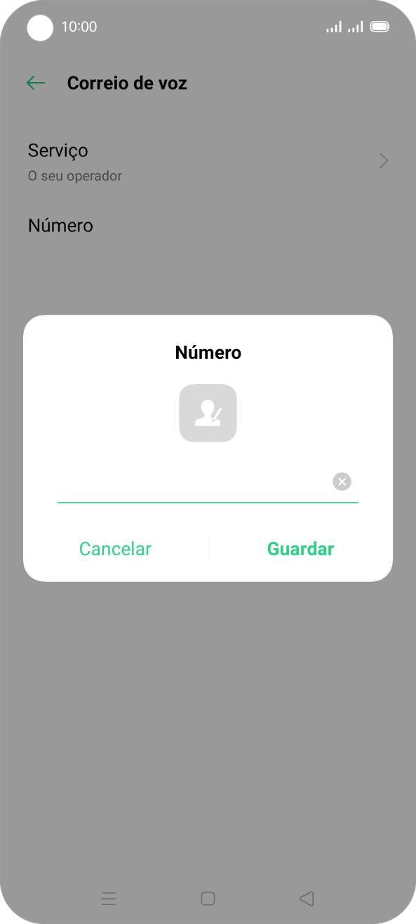 Introduza 123 e prima Guardar.