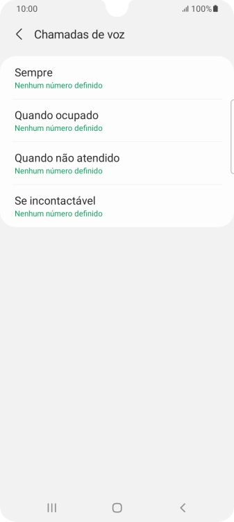 Prima a tecla de início para terminar e voltar ao ecrã inicial.