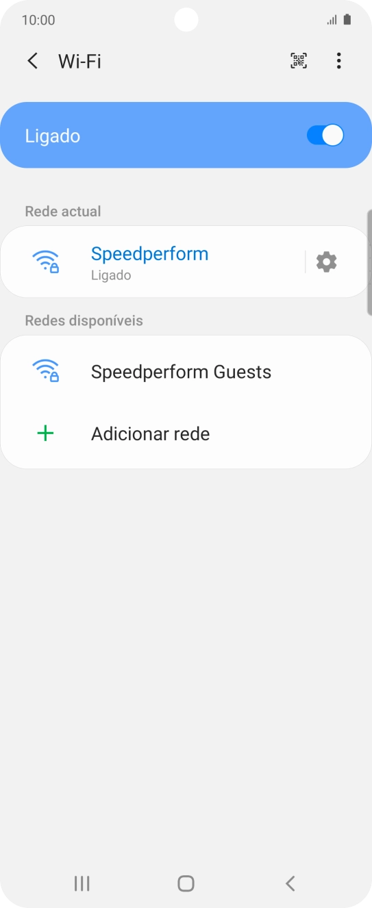 Prima a tecla de início para terminar e voltar ao ecrã inicial.