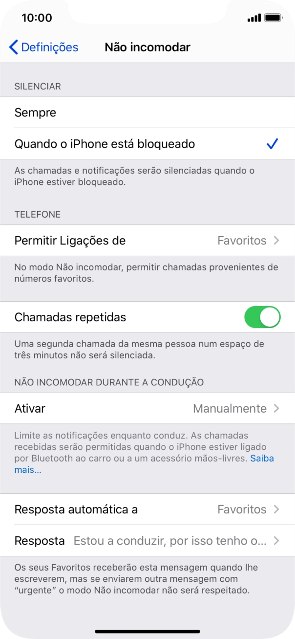 Prima Resposta automática a.