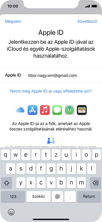 Válaszd a Következő lehetőséget.