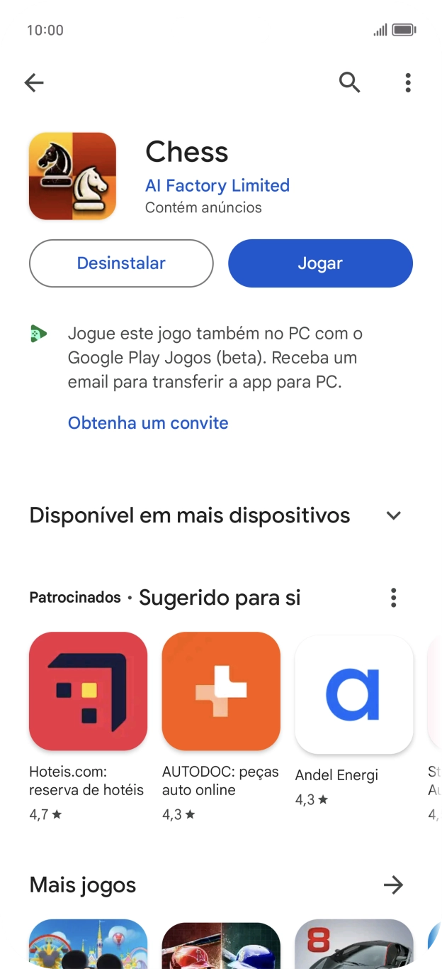 Para voltar ao ecrã inicial, deslize o dedo de baixo para cima a partir da base do ecrã.