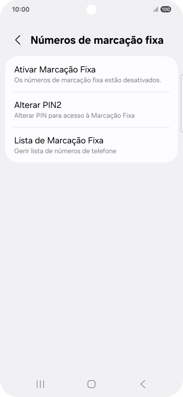 Prima Ativar Marcação Fixa.