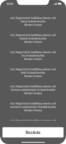 Válaszd a Bezárás lehetőséget.