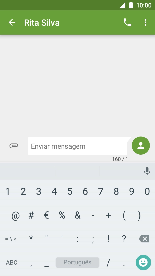 Prima os algarismos ou os caracteres especiais pretendidos.