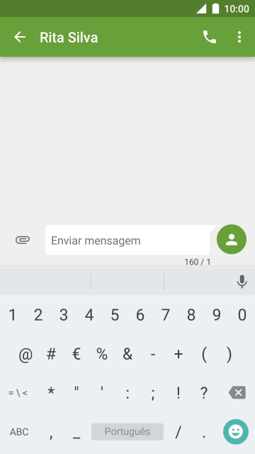 Prima os algarismos ou os caracteres especiais pretendidos.