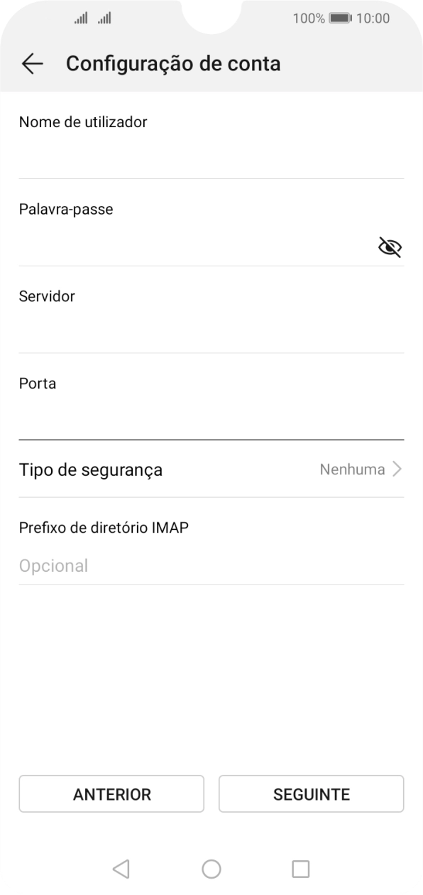 Prima Tipo de segurança.