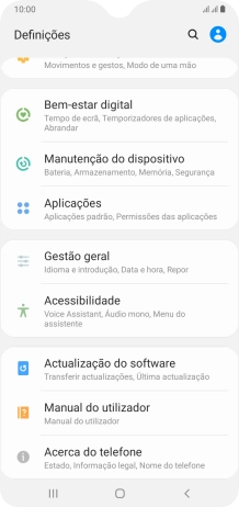 Prima Acerca do telefone.
