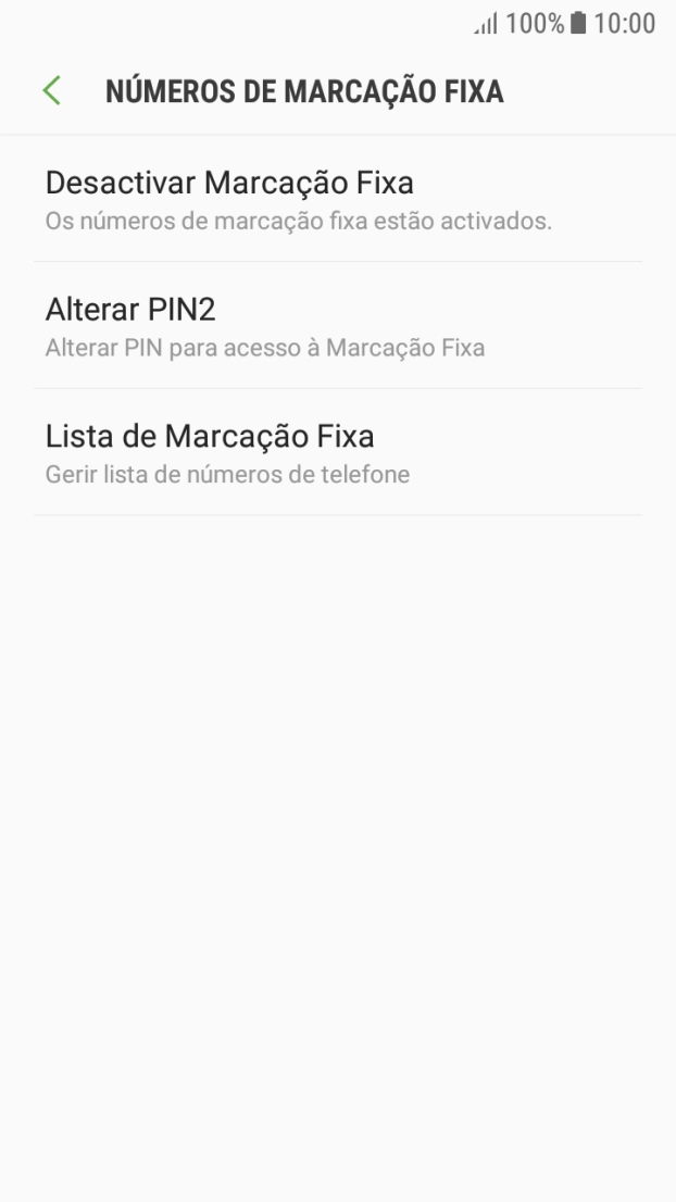 Prima Desactivar Marcação Fixa.