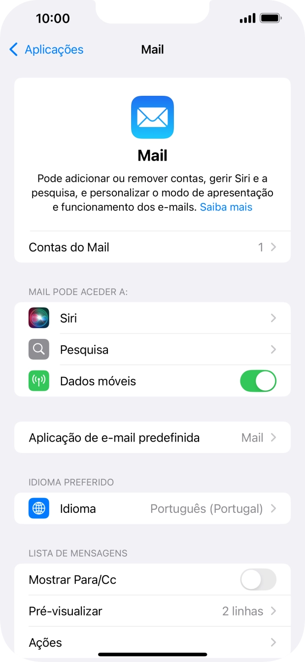 Prima Contas do Mail.