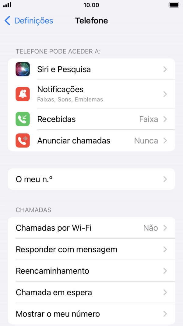 Prima Chamada em espera.