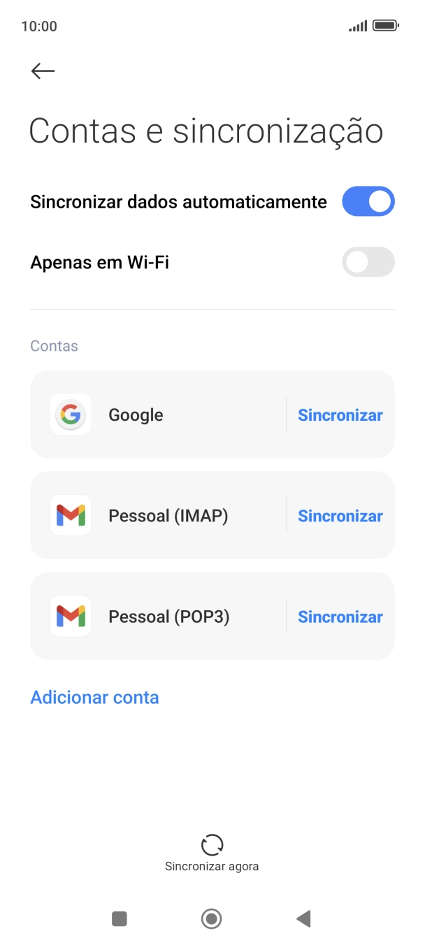Prima a tecla de início para terminar e voltar ao ecrã inicial.