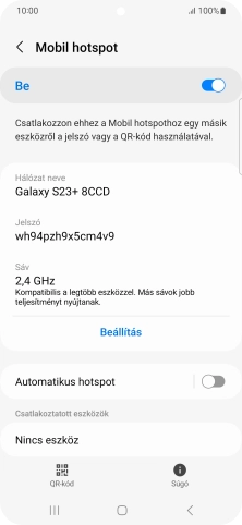 A befejezéshez, és ahhoz, hogy visszatérhess a főképernyőhöz, nyomd meg a főgombot.
