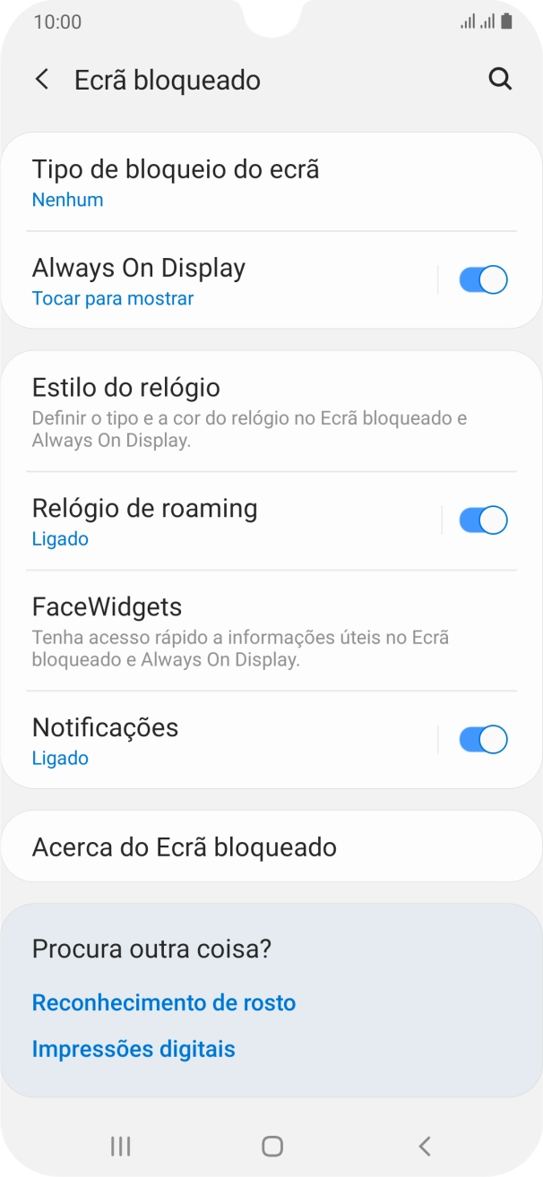 Prima a tecla de início para terminar e voltar ao ecrã inicial.