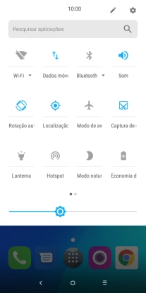 Prima o ícone de definições.