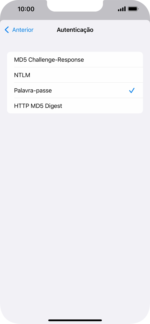 Prima Palavra-passe.