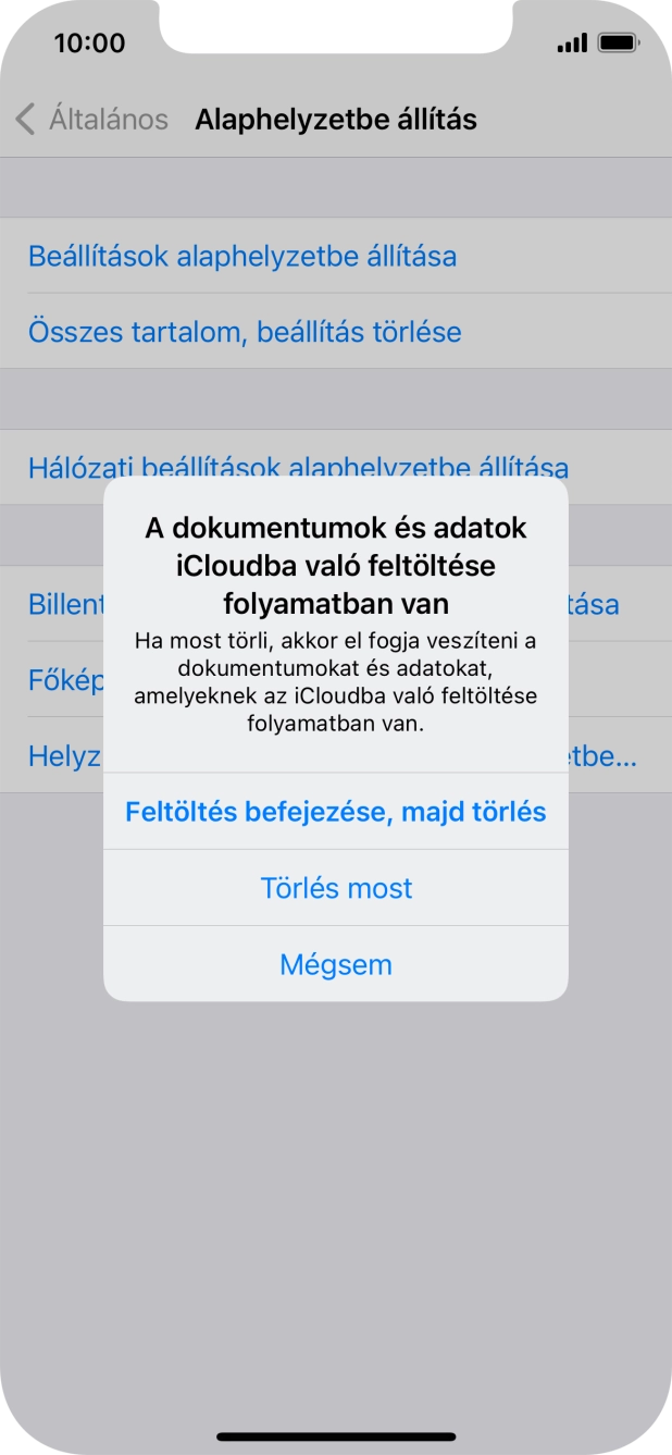 Válaszd a Törlés most lehetőséget.